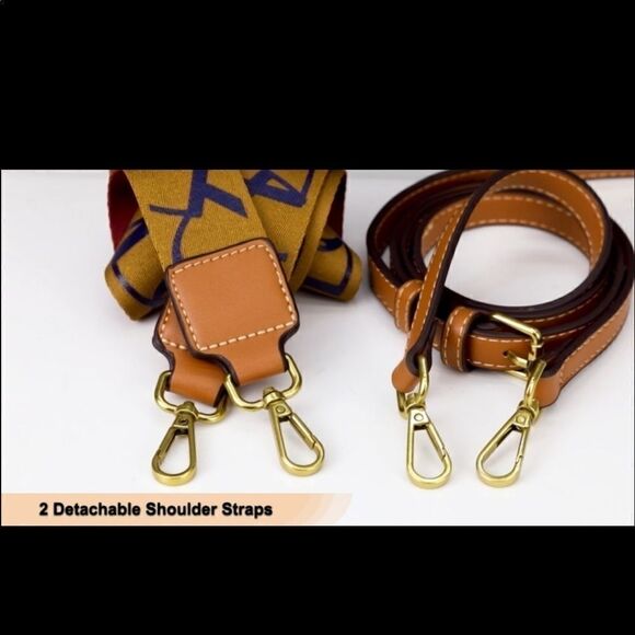 Women’s PU Leather Vintage Tote Handbag New Satchel Purse - Picture 5 of 14